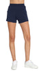 Women Elastic Waist Shorts with Pockets